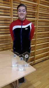 Stor prestasjon: Thea Fjæraa tok 1.plass i alle kategoriene hun stilte i.
