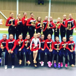Manstad skolekorps' deltagere på ØM 2016
